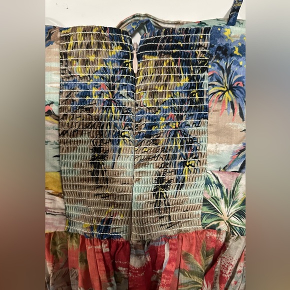 ❌SOLD❌ Zimmermann Juliette Tie Front Maxi Dress Spliced - Picture 11 of 11